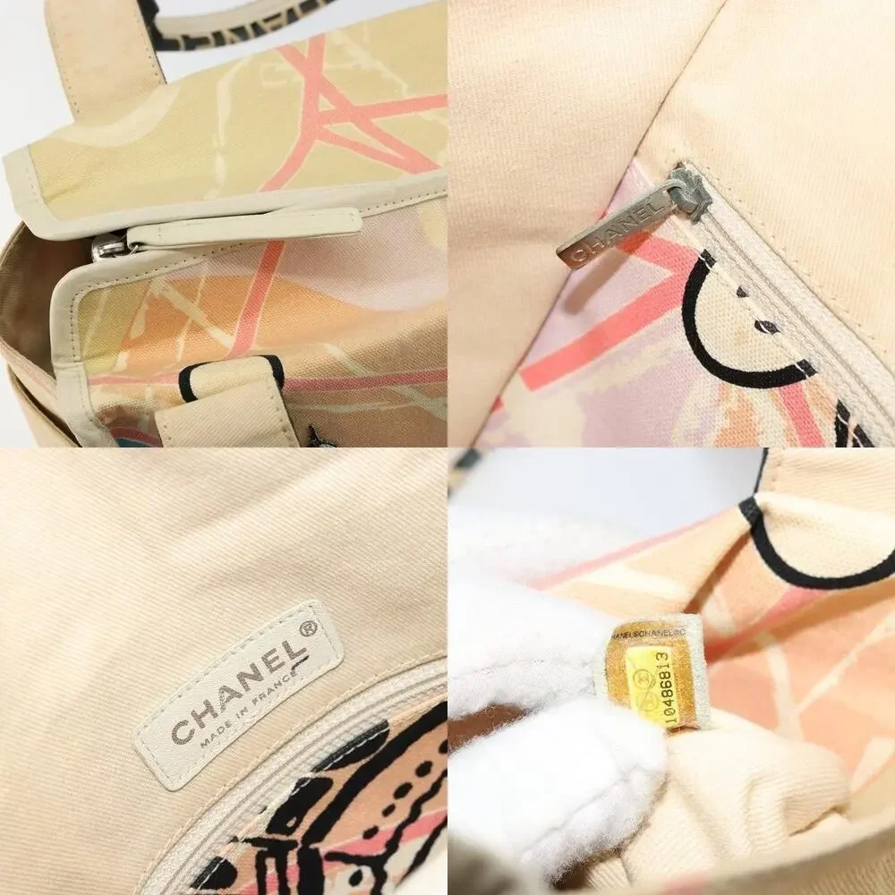 Chanel Canvas Cruise Line Handbag Beige